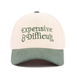 Expensive & Difficult Two-Tone Corduroy Cap