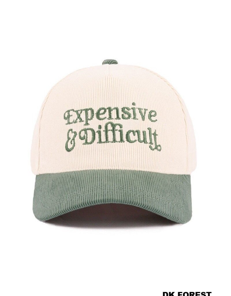 Expensive & Difficult Two-Tone Corduroy Cap