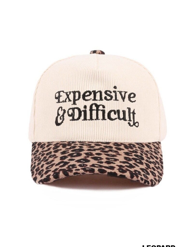 Expensive & Difficult Two-Tone Corduroy Cap