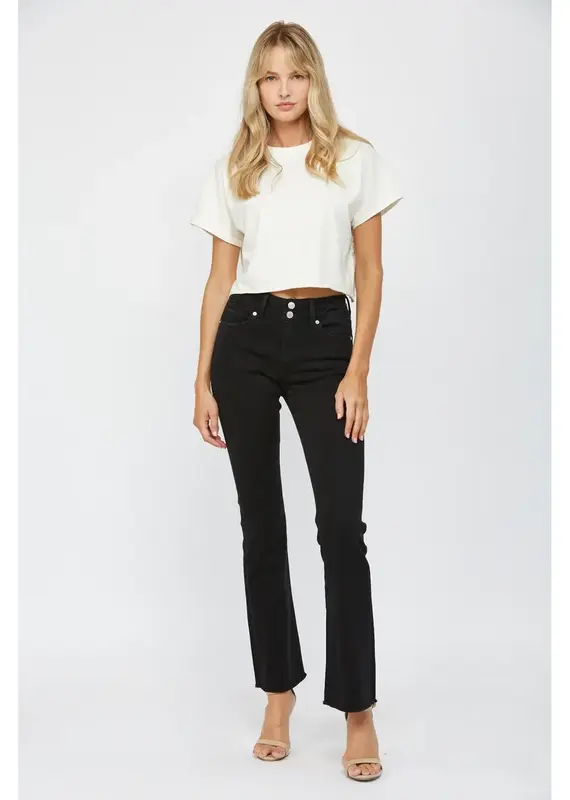 Mid Rise Slim Boot Cut