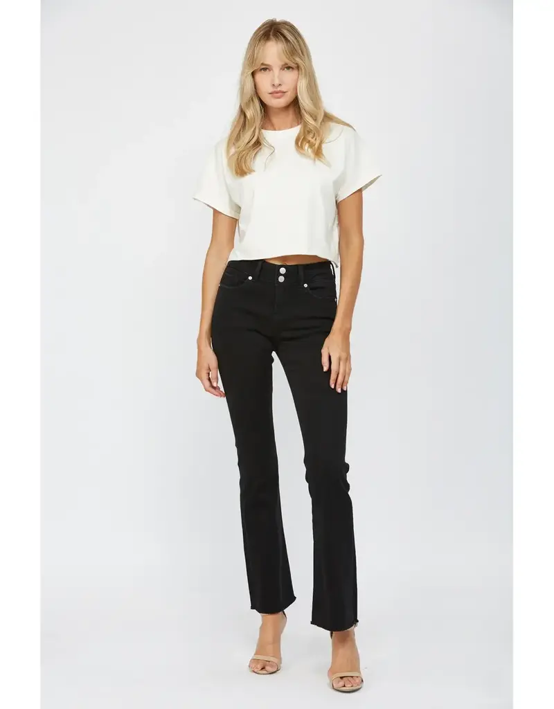 Mid Rise Slim Boot Cut
