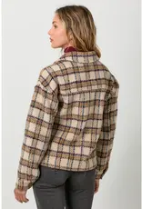 Button Down Plaid Jacket