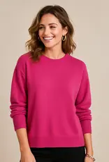 Drop Shoulder Crew Neck Sweater