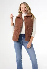 Nicky Corduroy Down Filled Vest