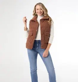 Nicky Corduroy Down Filled Vest