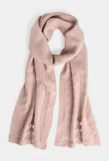 Sweet Scallop Scarf - Dusty Rose