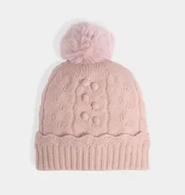 Sweet Scallop Knit Hat