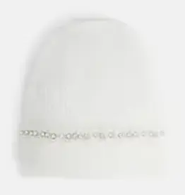 Winter Glitz Beanie - Winter White