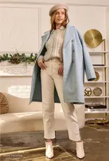 Double Breasted Coat With Dolman Sleeve