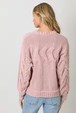Super Soft Cable Sweater With Knit Detail