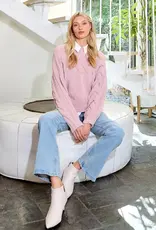 Super Soft Cable Sweater With Knit Detail