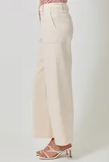 Washed Trousers With Front Patch Pockets