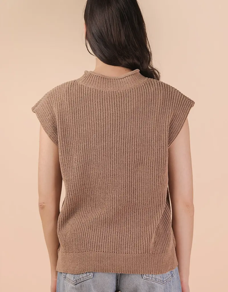 Soft Knit Sweater Vest Top