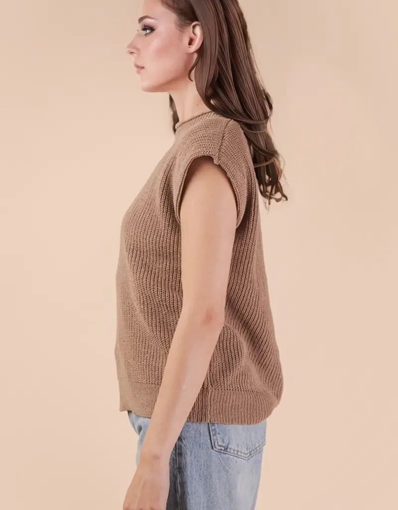 Soft Knit Sweater Vest Top