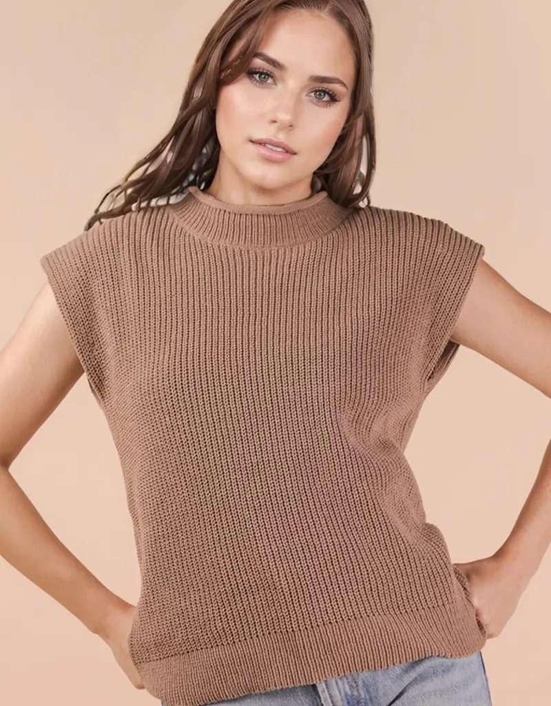 Soft Knit Sweater Vest Top