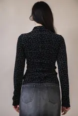 Leopard & Stone Fitted Top