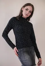 Leopard & Stone Fitted Top
