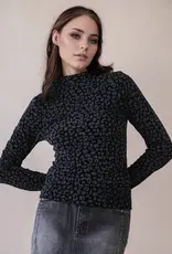 Leopard & Stone Fitted Top