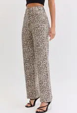 Leopard Super High Rise Dad Jean