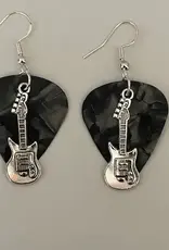 Guitar Charm Guitar Pick Earrings