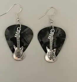 Guitar Charm Guitar Pick Earrings
