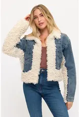 Shearling Denim Jacket