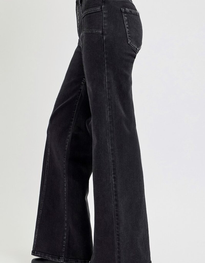 Mid Rise Wide Leg w/ Front Patch Pocket