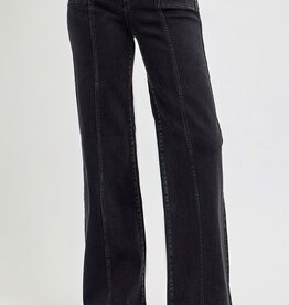 Mid Rise Wide Leg w/ Front Patch Pocket