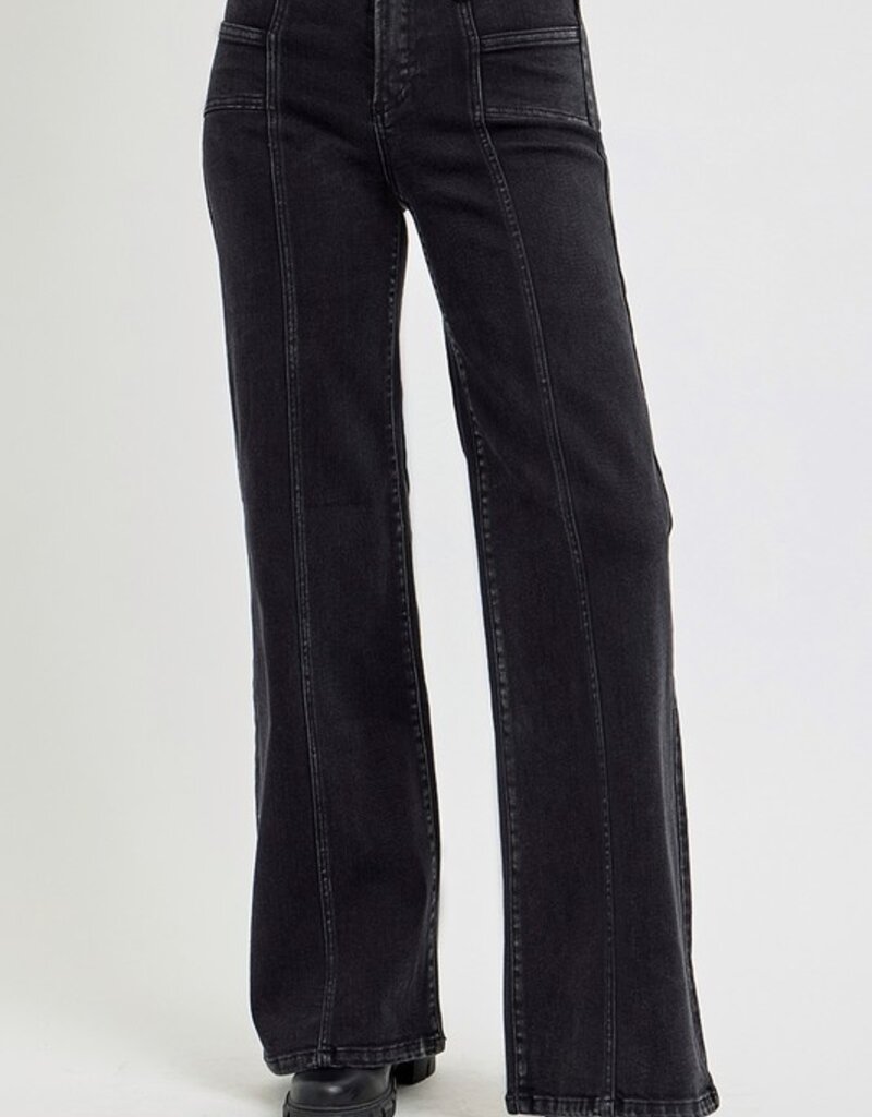 Mid Rise Wide Leg w/ Front Patch Pocket