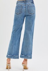 Mid Rise Crop Straight w/ Taylor Cuffed Jean