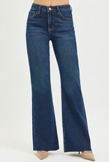 High Rise Flare Jean W/ Corduroy Texture