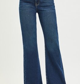 High Rise Flare Jean W/ Corduroy Texture
