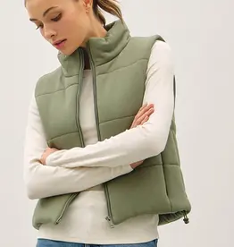 Classic Puffer Zip Up Vest