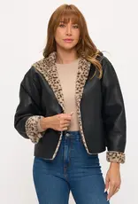 Luxe Leopard Toggle Jacket