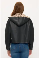 Luxe Leopard Toggle Jacket