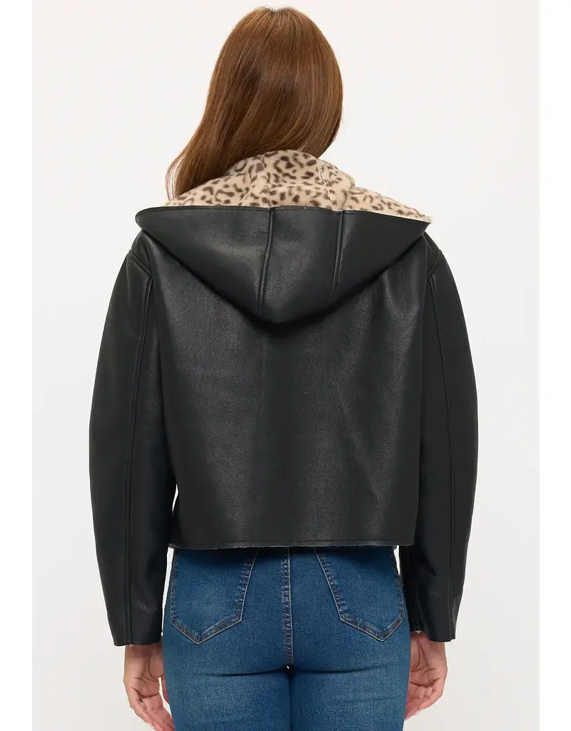 Luxe Leopard Toggle Jacket