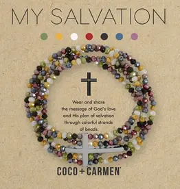 My Salvation Cross Bracelet - Silver