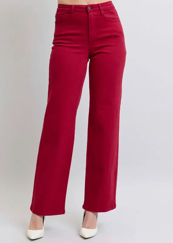 Judy Blue - Heart Shaped Back Pockets High Waisted 90's Straight