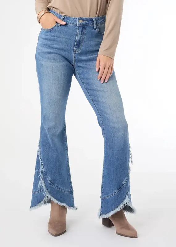 Bambu Soft Flare with Crossover Fringe