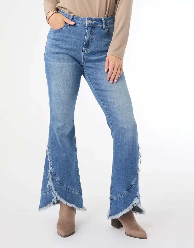 Bambu Soft Flare with Crossover Fringe