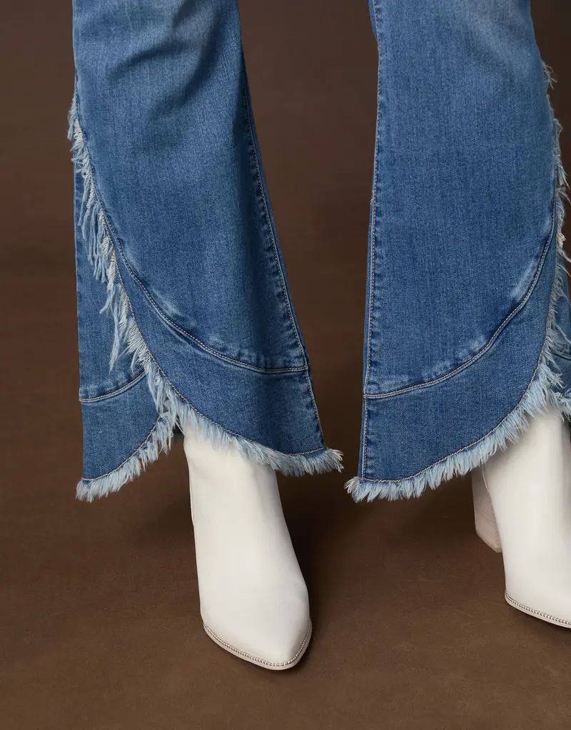 Bambu Soft Flare with Crossover Fringe