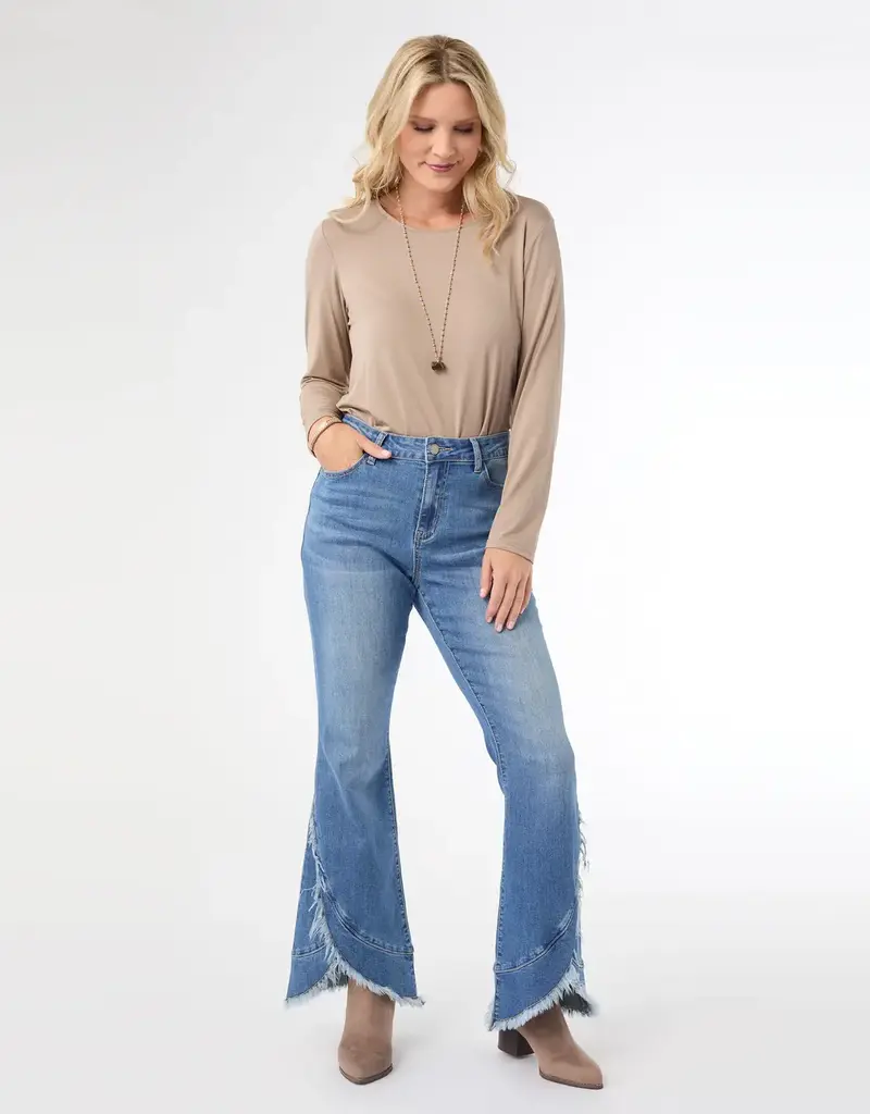 Bambu Soft Flare with Crossover Fringe