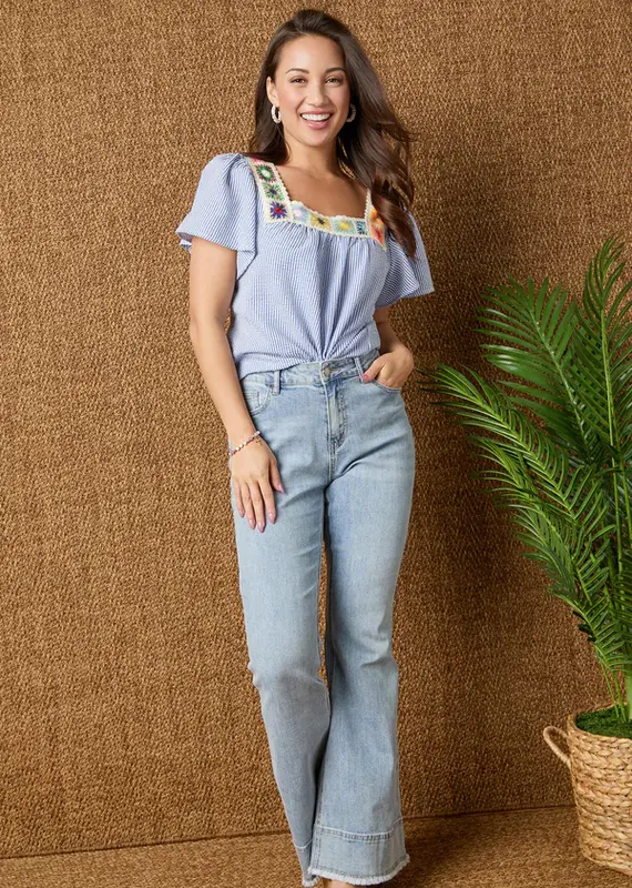 Bambu Soft Flare with Double Bottom Fringe