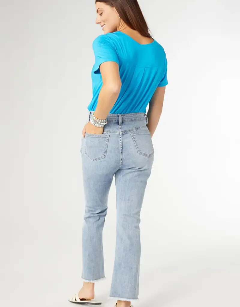 Bambu Soft Straight Ankle with Bottom Fringe