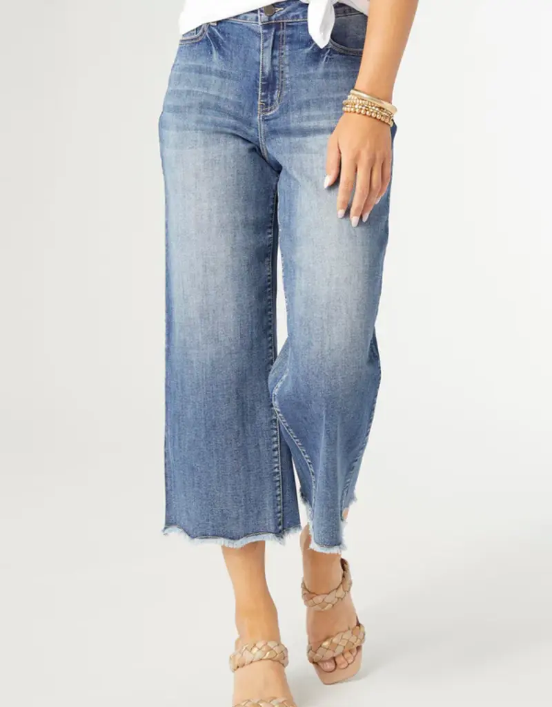 Bambu Soft Wide Raw Bottom Capri