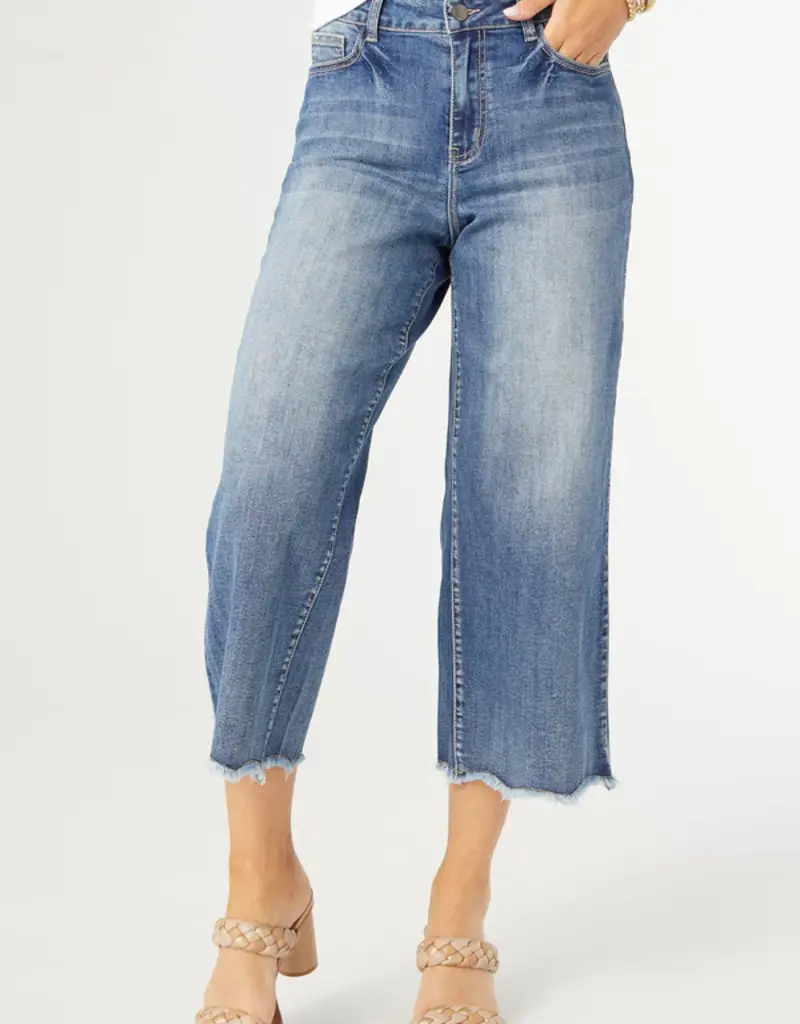 Bambu Soft Wide Raw Bottom Capri