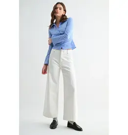 Mica High Wide Leg Ankle Pant