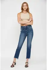 High-Rise Straight Leg with Step Hem