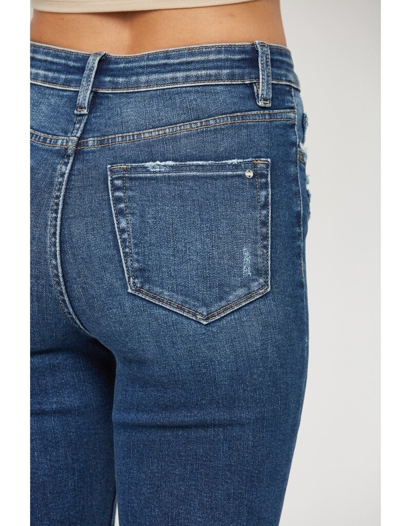 High-Rise Straight Leg with Step Hem