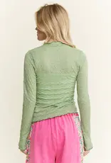 Mesh Floral Layering Top